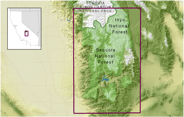 Southern Sierra Nevadas Transect