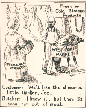 Joseph Grinnell cartoon